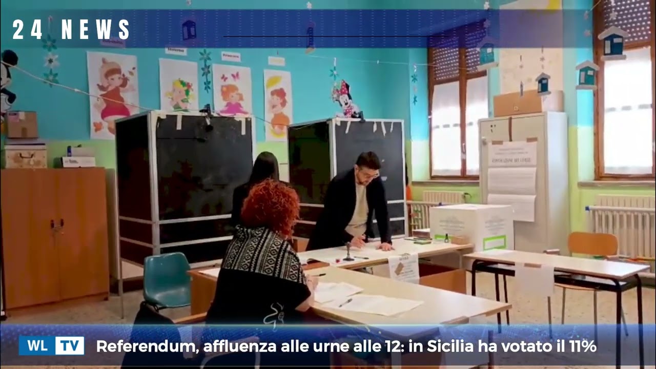 Referendum, affluenza alle urne alle 12: in Sicilia ha votato il 11%