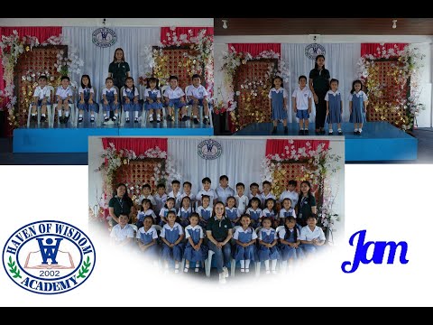 Kinder & Pre-Kinder Moving-Up Tribute | Haven Of Wisdom Academy - Mary Cris Campus