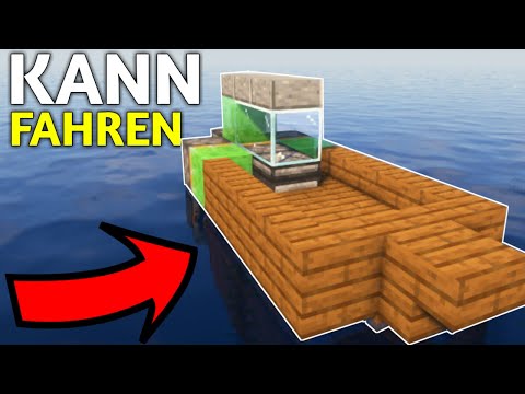 Minecraft Fahrendes Boot bauen | Wie baut man ein Boot in Minecraft?