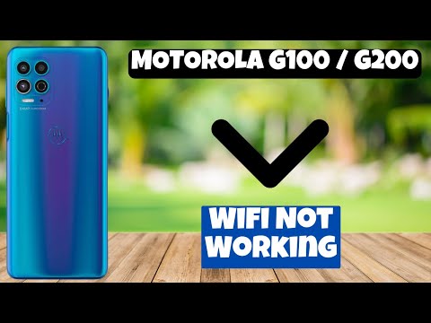 Wifi Not Working || Wifi not connecting issue || Wifi not showing problem MOTOROLA G100 / G200