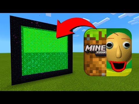 How To Make A Portal To The Minecraft vs Baldi Dimension in Minecraft!