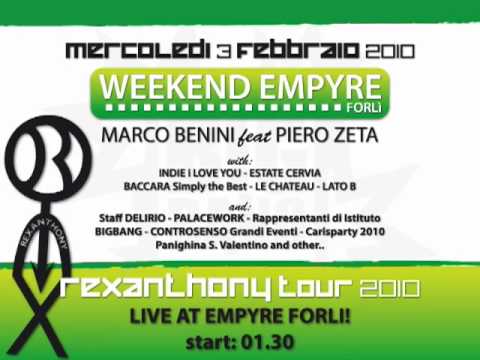 REXANTHONY LIVE 3 FEBBRAIO 2010 at EMPYRE FORLI' | by Marco Benini e Piero Zeta