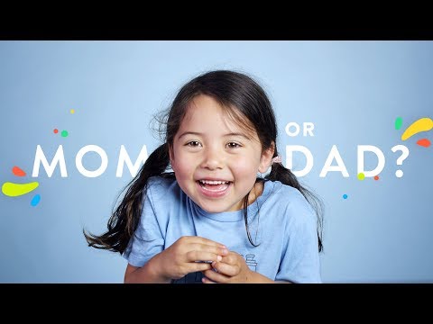 Who Do You Like Better, Mom or Dad? | 100 Kids | HiHo Kids