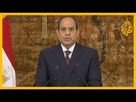 السيسي مصر قادرة على اتخاذ ما يلزم من إجراءات لحماية حقوقها ومكتسباتها التاريخية 🇪🇬