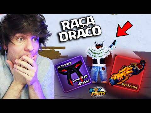 How to get the Draco race and the new weapons from Blox Fruits
