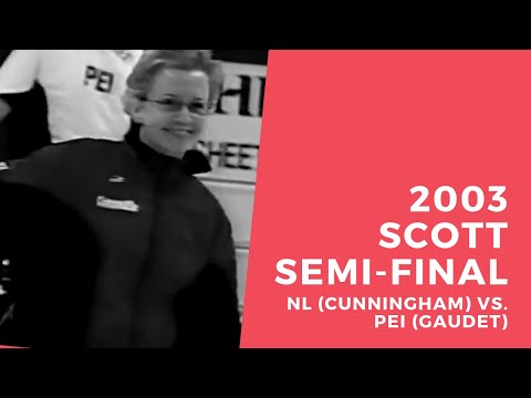 2003 Scott Tournament of Hearts - Semi-Final - Gaudet (PEI) vs. Cunningham (NL)