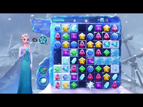 Frozen Free Fall: Snowball Fight Level 269 Walkthrough, No Power Ups