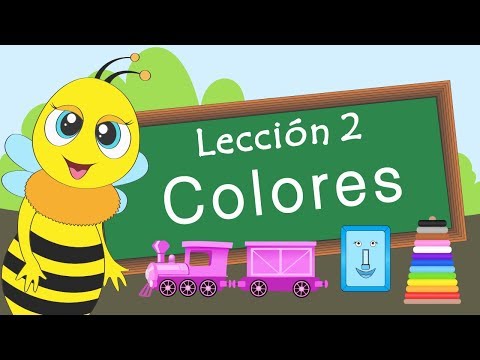 Aprendiendo los colores. Lección 2. Video educativo para niños (Desarrollo infantil temprano). Video