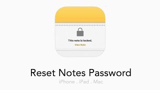 How to reset your Notes password on iPhone and iPad
