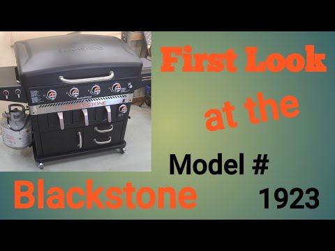 1st Look at the Model #1923 36\" Blackstone griddle with Airfryers