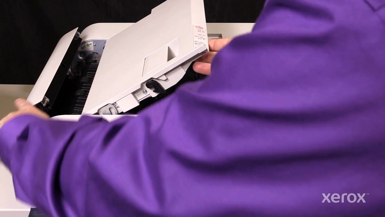 Xerox® PrimeLink®C9065 C9070 Series Printer Clearing Jams in the Document Handler