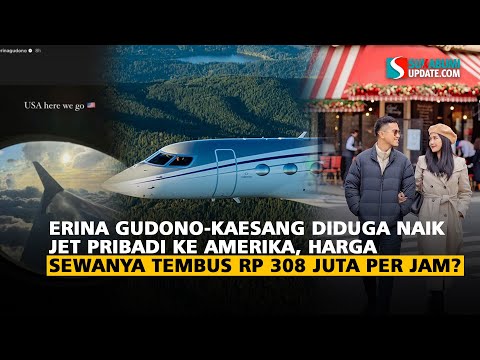 Erina Gudono-Kaesang Diduga Naik Jet Pribadi Ke Amerika, Harga Sewanya Tembus Rp 308 Juta per Jam?