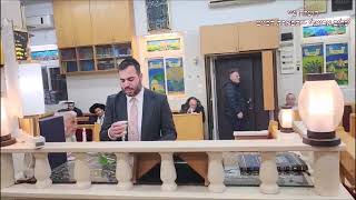 הבדלה החזן נתנאל כהן בבהכ'נ ויאמר אברהם לעדת הג'מרוקלים פרשת שמיני תשפ''ו צבא