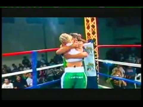 DANIELA BERMUDEZ vs MAYERLIN RIVAS - PROMO TyC - 31 mar 2012 - TITULO AMB-WBA
