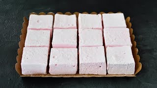 Маршмеллоу с КЛУБНИКОЙ ☆ Воздушные КЛУБНИЧНЫЕ ОБЛАКА