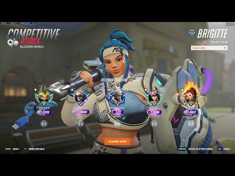 Platz 1: Violet Brigitte – Overwatch 2, Saison 19, Top 500 Gameplay