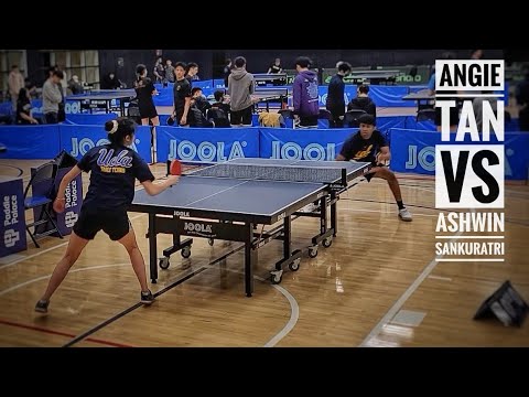 Angie Tan (UCLA) vs Ashwin Sankuratri (UC Berkeley) // 2023 NCTTA West CO-ED Team Finals 2-25-23