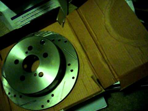 07 SCION TC DRILLED SLOTTED BRAKE ROTORS