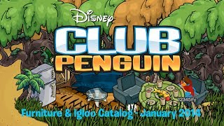 Club Penguin Cheats: January 2014 Furniture & Igloo Catalog