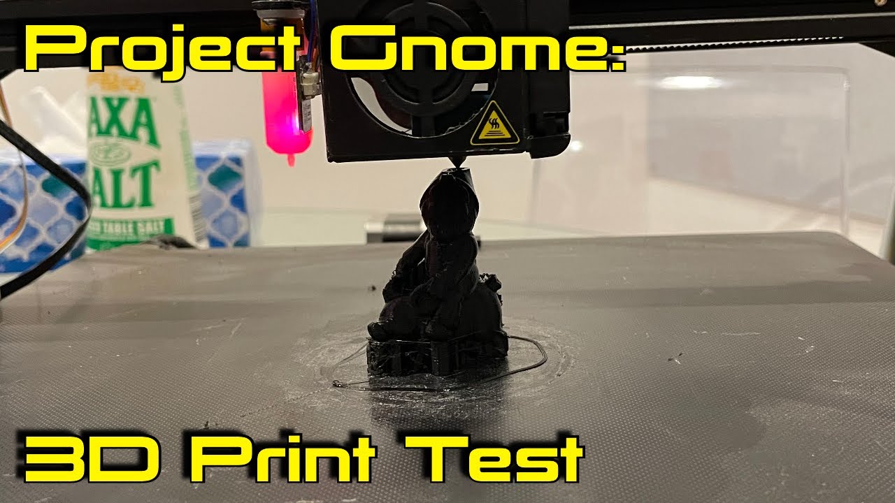 Project Gnome - 3D PLA Print Test