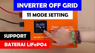 KCT Series Support Baterai LiFePO4 dengan 11 Mode Setting