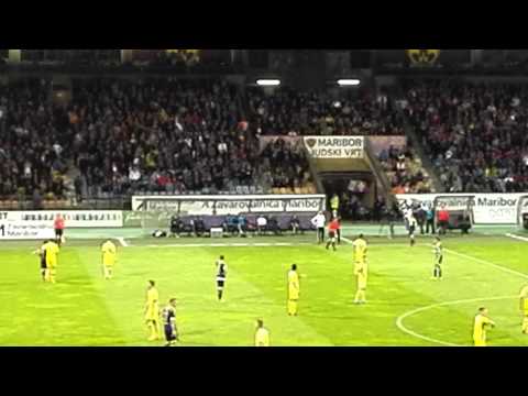 NK Maribor vs. NK Domžale - prižiganje bakel