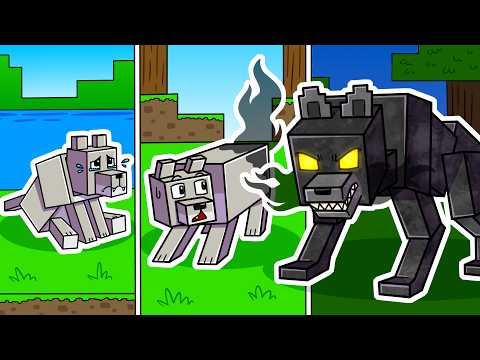 I Survived 100 DAYS as a SHADOW DOG in HARDCORE Minecraft!