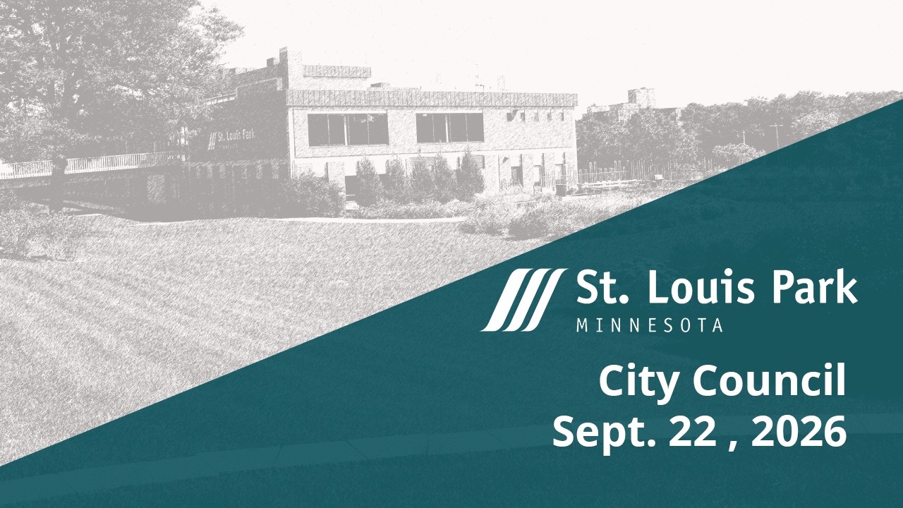 St Louis Park City Council Sept. 22, 2026