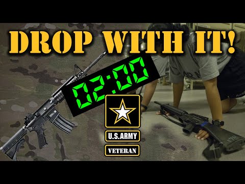 The rule if you drop your weapon in the Army