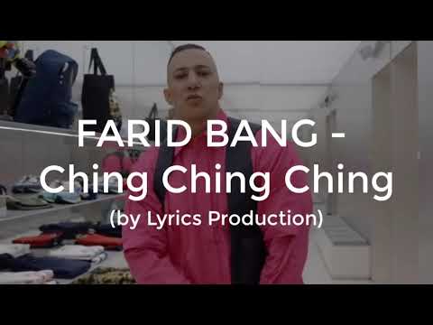Farid Bang - Ching Ching Ching (Lyrics)