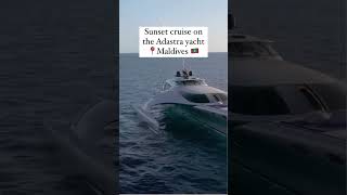 Who would you bring on this $20 Million Yacht? 🛥️ #travel #yacht #maldives