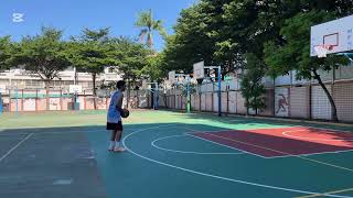 20251006 練投三分 25/60 25/56 改善頭後仰 左腳主導drop 但整體感受不好 命中率稀爛 #flow2pro #insta360