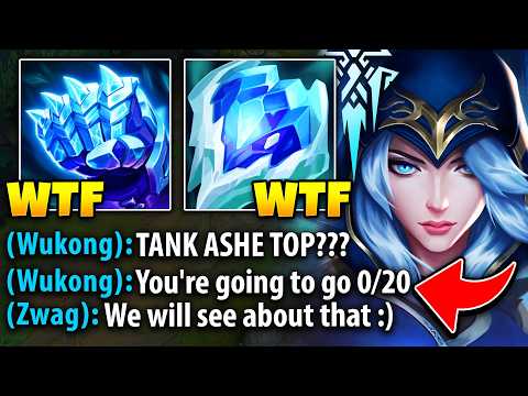 This guy thought I was trolling for picking Tank Ashe Top... but he doesn't know my secret