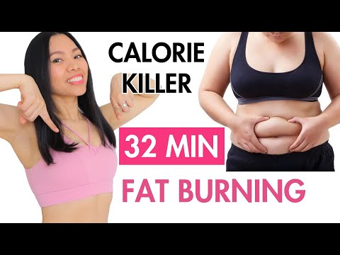 LOSE WEIGHT IN 2 WEEKS🔥32 min standing abs & cardio, burn belly fat, get slim waist (beginner)