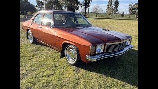 1975 HOLDEN HJ KINGSWOOD 42 V8 4SPEED MANUAL