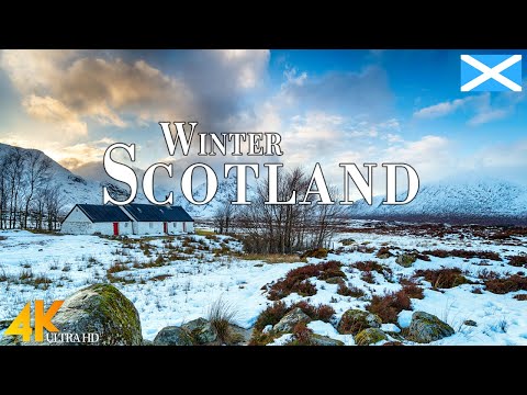 Winter Scotland 4K Ultra HD • Enchanting Winter Scotland, Scenic Relaxation Film with Calming Music.