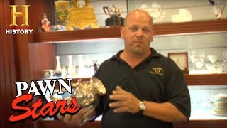 Pawn Stars: How To if Silver is Fake or Real? | History