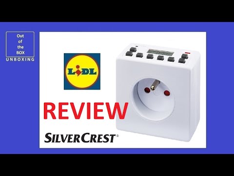 SilverCrest Digital Socket Timer UNBOXING (Lidl max. 3600W 10 ON/OFF program sets)