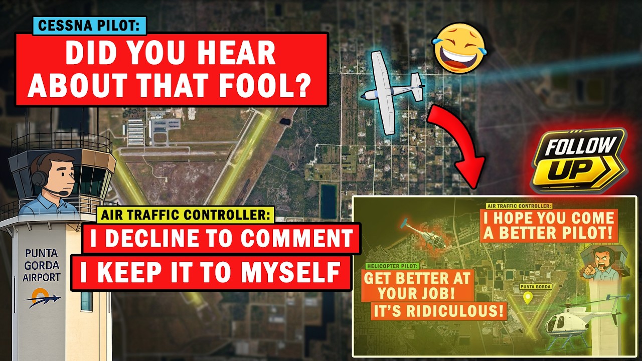 Pilot Asks About the "fool" Pilot | Controller Can't Tell on Frequency