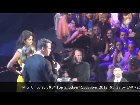 Miss Universe 2014 Top 5 Judges' Questions 2015-01-25