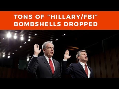 IG Horowitz drops tons of "Hillary/FBI" BOMBSHELLS during testimony Video