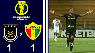 BRASILEIRO SÉRIE C 2026 - 5ª RODADA - VOLTA REDONDA 1X1 BRUSQUE