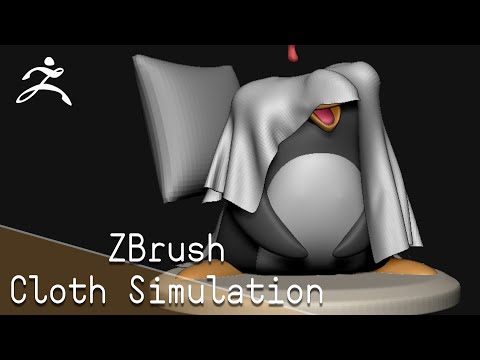 Quick Cloth Simulation Tutorial in ZBrush 2021