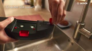 Bosch Home Robotics Spotless HowTo Fill the integrated water tank NO