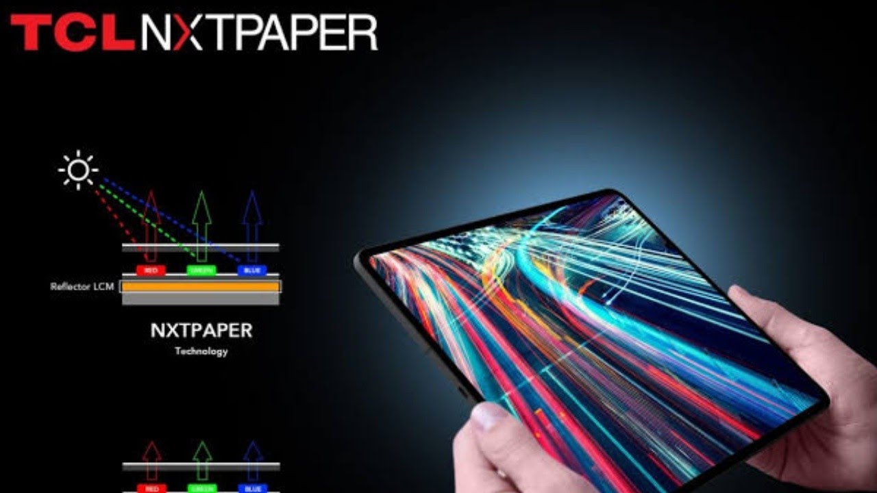 TCL Nxtpaper screen Debuts as a paper-thin display with 4K Ultra HD Support