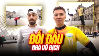 ĐỖ KIM PHÚC SO TÀI VỚI NHÀ VÔ ĐỊCH TÂNG BÓNG NGHỆ THUẬT THẾ GIỚI