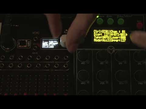 Befaco VCMC + Faderfox EC4 Midi Learn || Hammond Sk Pro Components