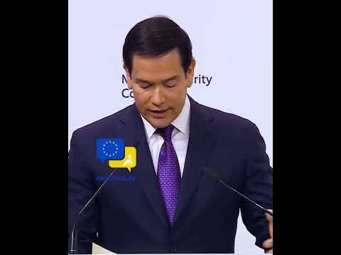 Video Thumbnail: “What Are We Actually Defending?” — Marco Rubio’s Powerful Challenge at #MSC2026 🇺🇸🇪🇺🔥