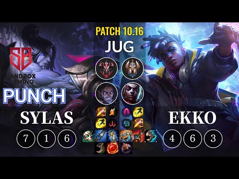 SB Punch Sylas vs Ekko Jungle - KR Patch 10.16