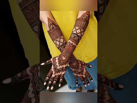 So Amazing😍 back hand bridal Mehandi designs ideas 2024😱😱#mehndidesign2024 #latestmhendi#hennadesign